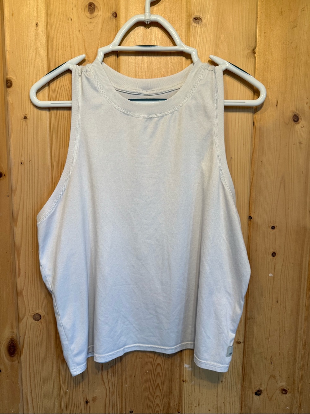 Vuori White Muscle Tank